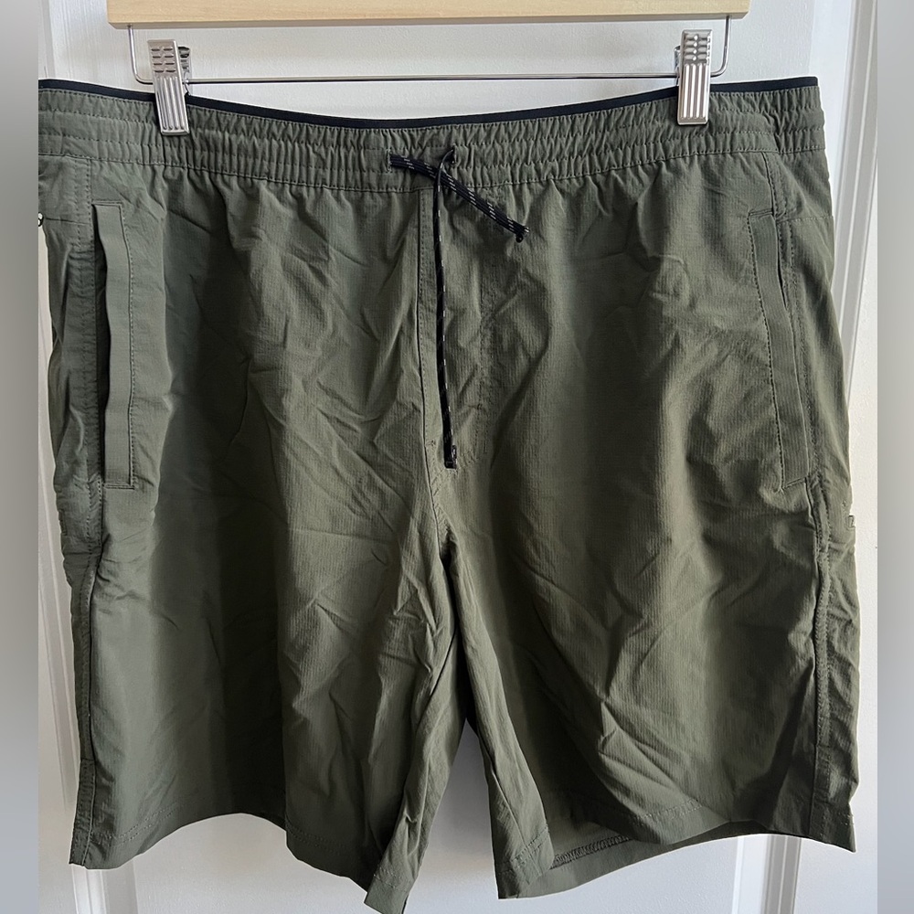 KUHL Men's Olive Green Hiking Shorts